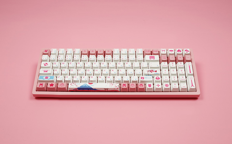 Bàn phím cơ Akko 3096 World Tour Tokyo R2 Pink Switch | Bàn phím layout 96 tối ưu