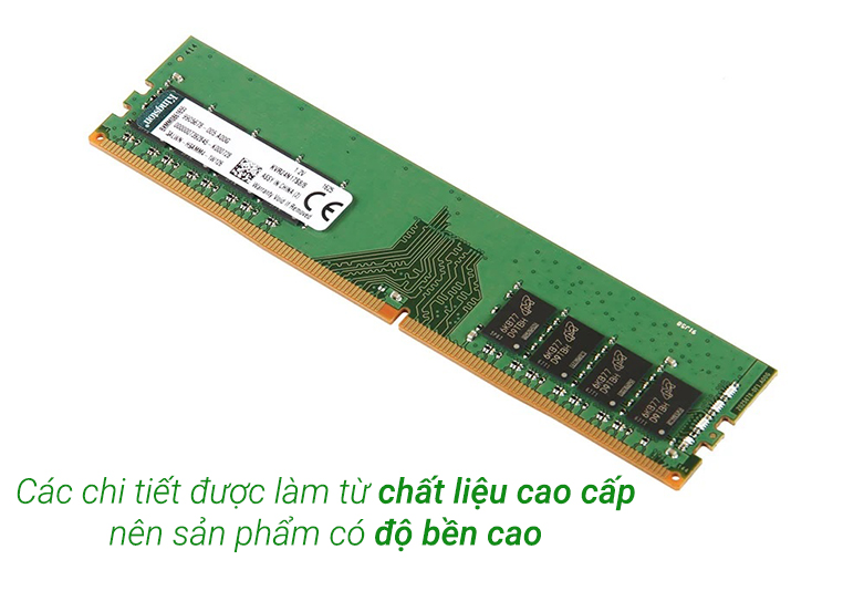Ram DDR4 Kingston 8GB (2400) (KVR24N17S8/8FE) | Độ bền cao và bền bỉ