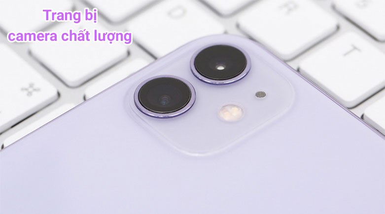 Điện Thoại Di Động iPhone 11 64GB (PURPLE) (MHDF3VN/A) | Trang bị camera chất lượng