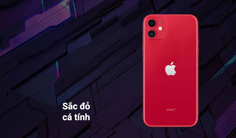 Điện thoại di động iPhone 11 64GB (RED) (MHDD3VN/A) | Sắc đỏ cá tính