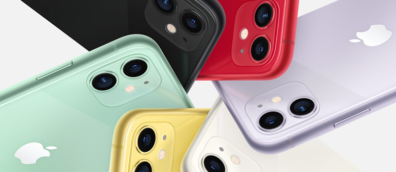 Điện Thoại Di Động iPhone 11 64GB (WHITE) (MHDC3VN/A) | Thiết kế hiện đại với màu sắc trẻ trung