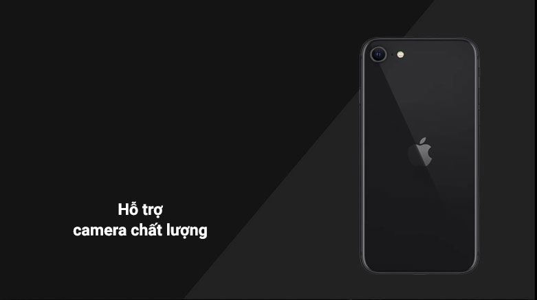 Điện Thoại Di Động iPhone SE BLACK 128GB (MHGT3VN/A) | hỗ trợ camera chất lượng
