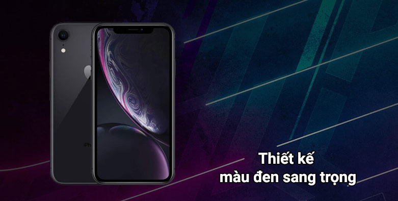 Điện thoại di động iPhone XR BLACK 64GB MH6M3VN/A | Thiết kế sang trọng