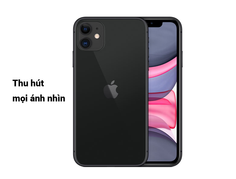 iPhone 11 64GB (BLACK) (MHDA3VN/A) | Thu hút mọi ánh nhìn