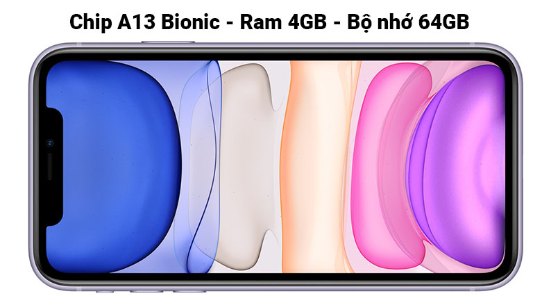 iPhone 11 64GB (BLACK) (MHDA3VN/A) | Chip hiện đại