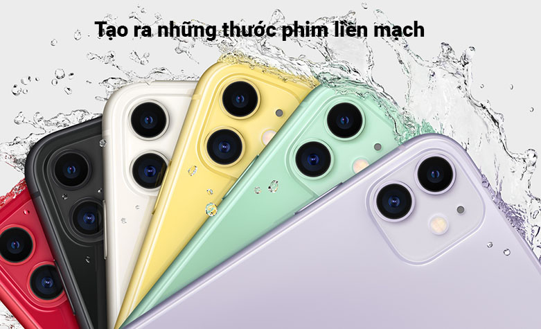 iPhone 11 64GB (BLACK) (MHDA3VN/A) |\ Tạo ra những thước phim liền mạch