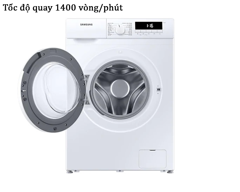 Máy giặt Samsung Inverter 9 kg WW90T3040WW/SV | Tốc độ quay 1400 vòng/phút