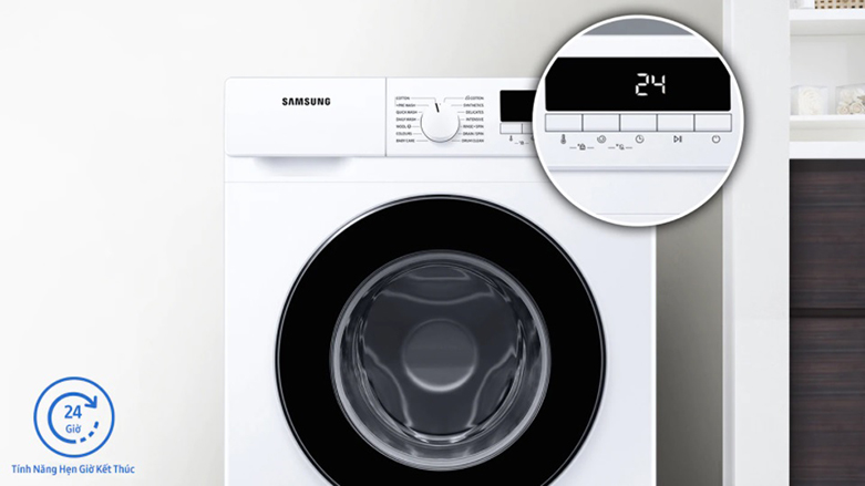 Máy giặt Samsung Inverter 8 kg WW80T3020WW/SV | Tính năng tự động hẹn giờ