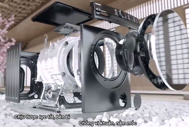 Máy giặt Toshiba Inverter 10.5 Kg TW-BK115G4V(SS) | Cửa trước bằng kính cường lực