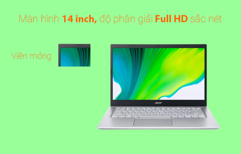 Laptop Acer Aspire 5 A514-54-51RB (NX.A2ASV.003) | màn hình 14" Full HD IPS