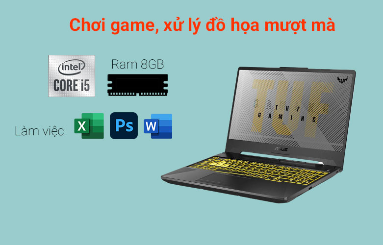 Laptop Asus TUF Gaming FX506LI-HN039T | Hiệu năng mạnh mẽ