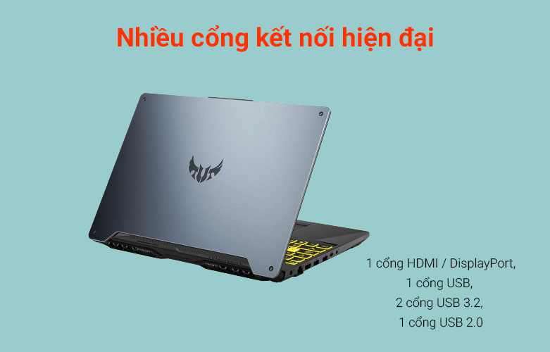 Laptop Asus TUF Gaming FX506LI-HN039T | Cổng kết nối hiện đại