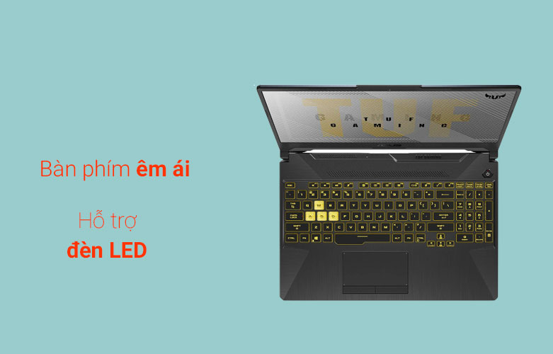 Laptop Asus TUF Gaming FX506LI-HN039T | Bàn phím dành cho game thủ