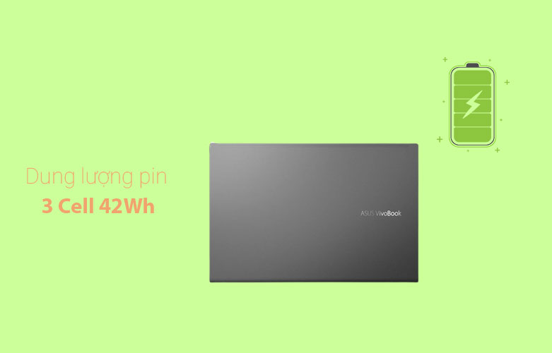 Laptop Asus Vivobook A415EA-EB360T | sử dụng pin 3 Cell 42Wh