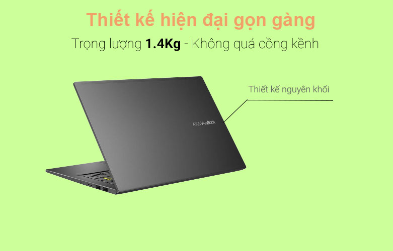 Laptop Asus Vivobook A415EA-EB360T | Thiết kế thanh lịch hiện đại