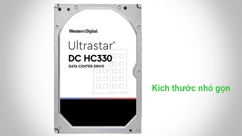 Ổ cứng HDD Enterprise WD Ultrastar DC HC330 10TB 3.5" | Kích thước tối ưu