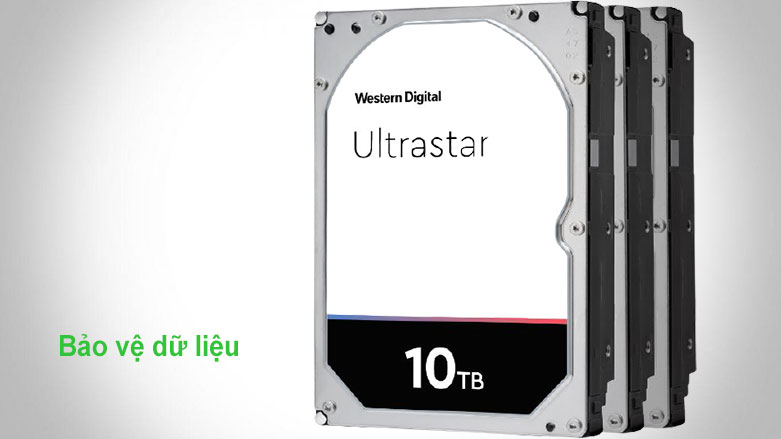 Ổ cứng HDD Enterprise WD Ultrastar DC HC330 10TB 3.5" | Bảo vệ dữ liệu toàn diện