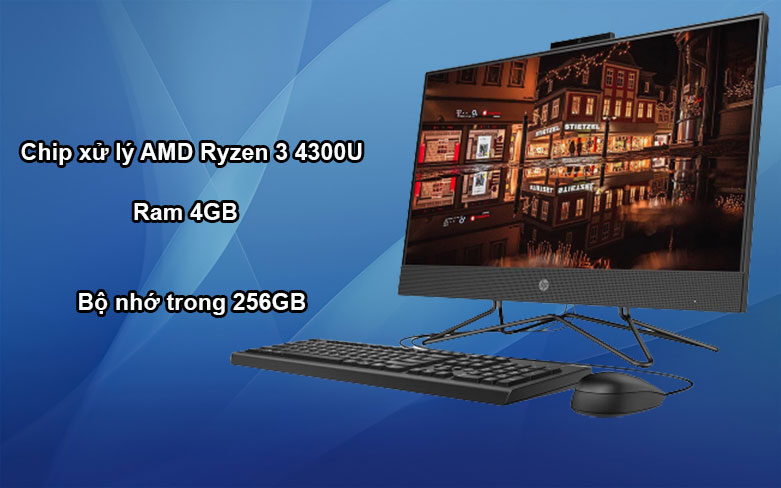 PC HP AIO 205 Pro G4 (31Y22PA) | Hiệu năng tối ưu
