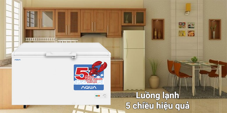 Tủ đông Aqua AQF-335EGD | Luồng lạnh 5 chiều