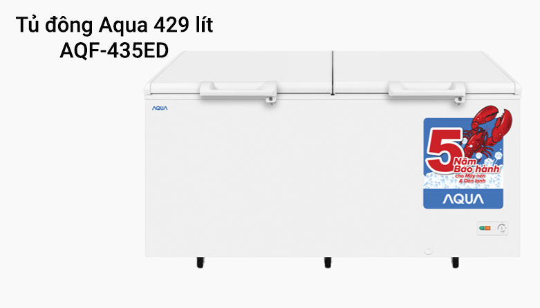 Tủ đông Aqua AQF-435ED | Dung tích 429 Lít