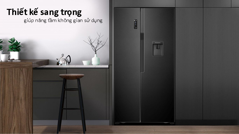 TỦ LẠNH CASPER SIDE BY SIDE 551L RS-575VBW | Thiết kế sang trọng