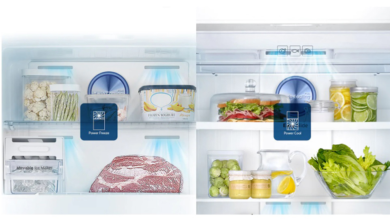 Tủ lạnh Samsung Inverter 499 lít RT50K6631BS/SV | Chế độ làm đá, làm lạnh nhanh
