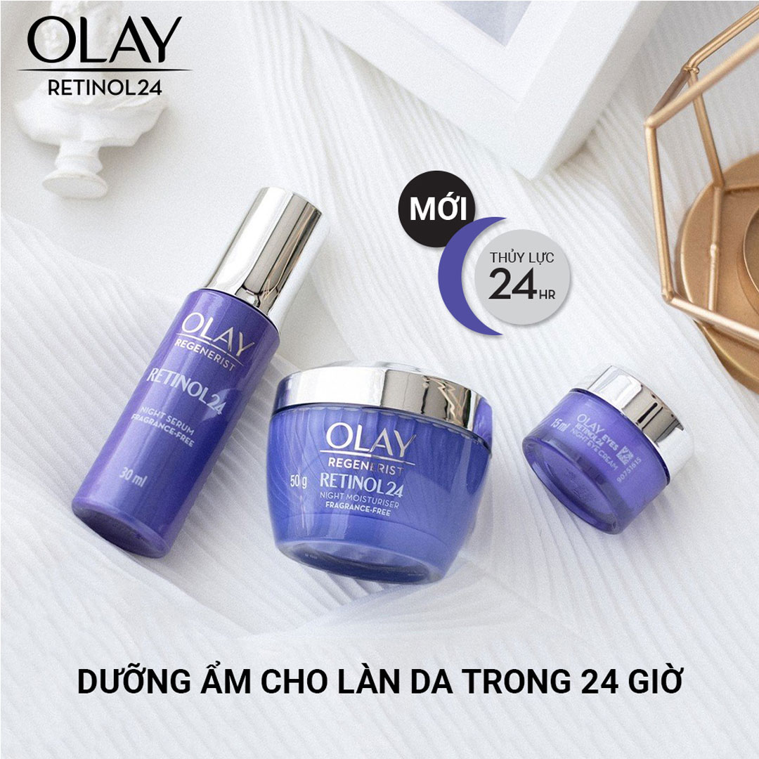 Kem Mắt Olay Regenerist Eyes Retinol 24 Night Eye Cream hiện đã có mặt tại Hasaki